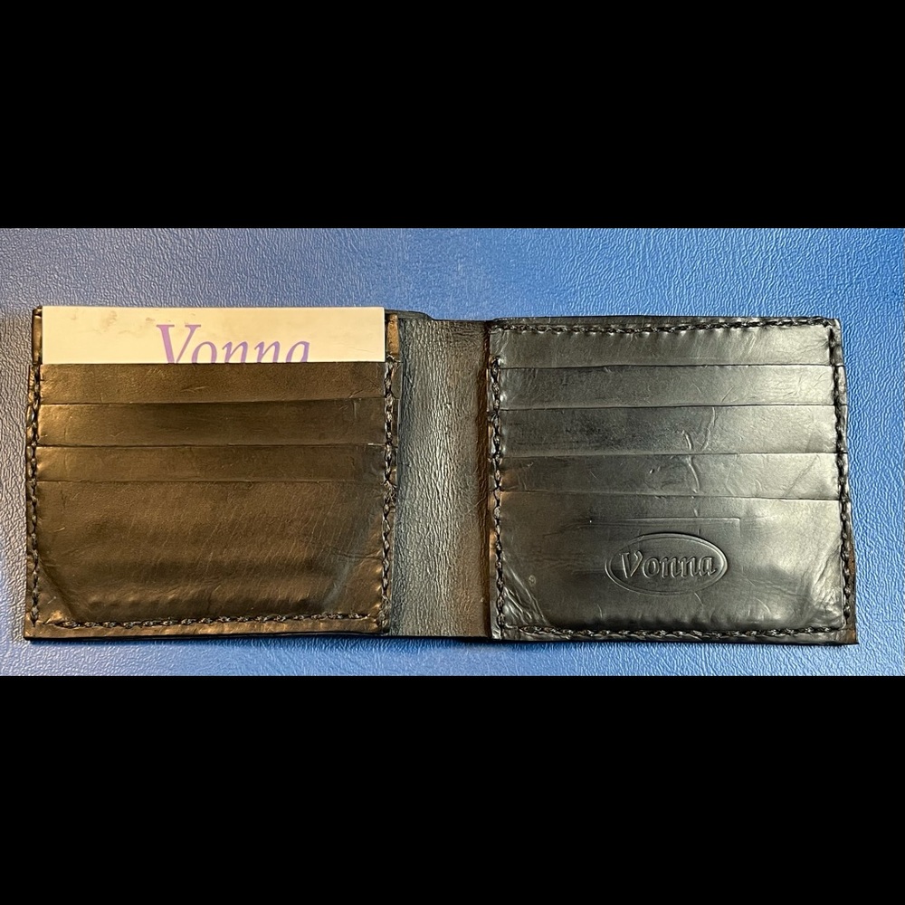 Handmade leather wallet